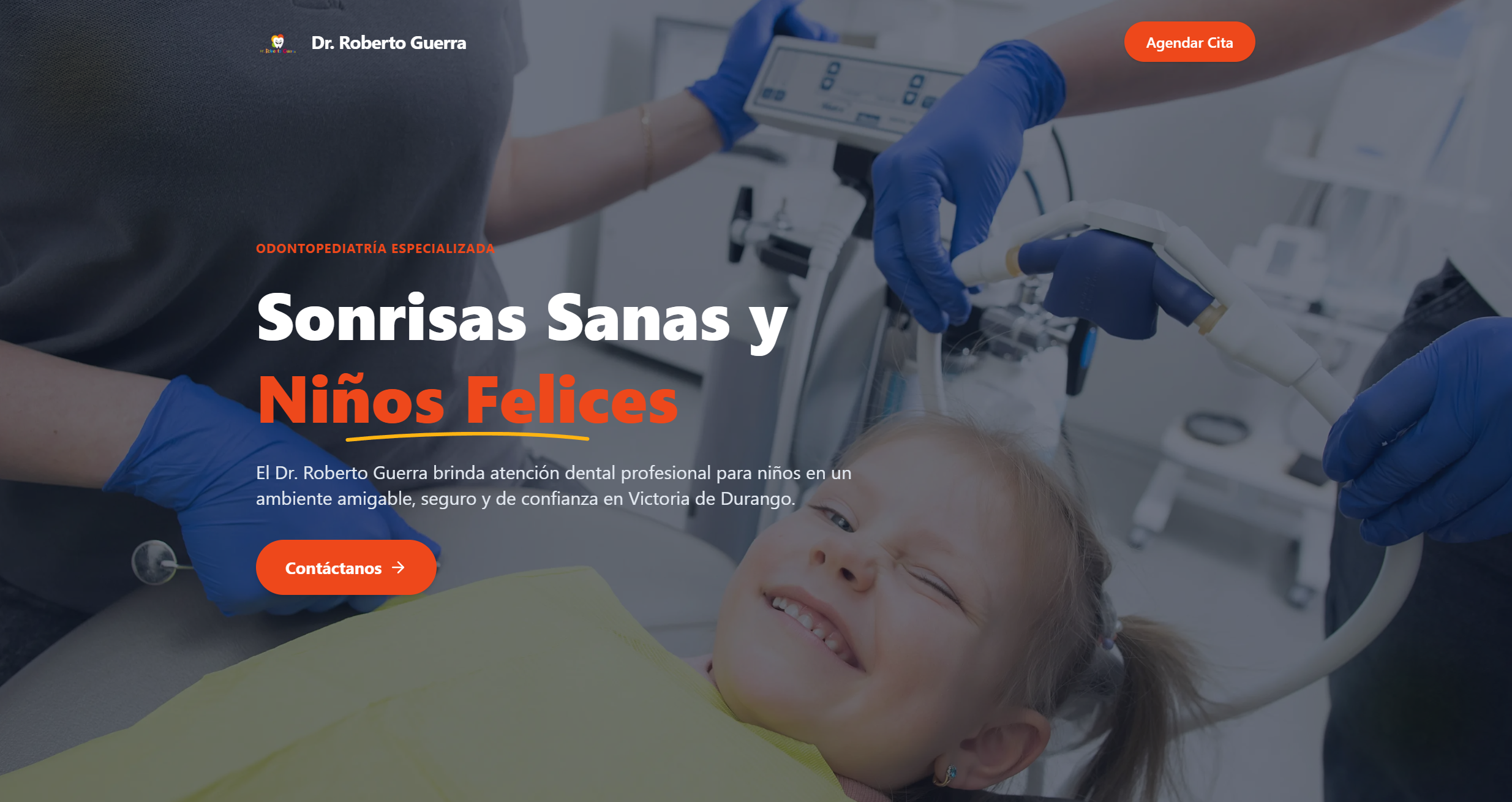 Landing Page para Consultorio Dental Infantil