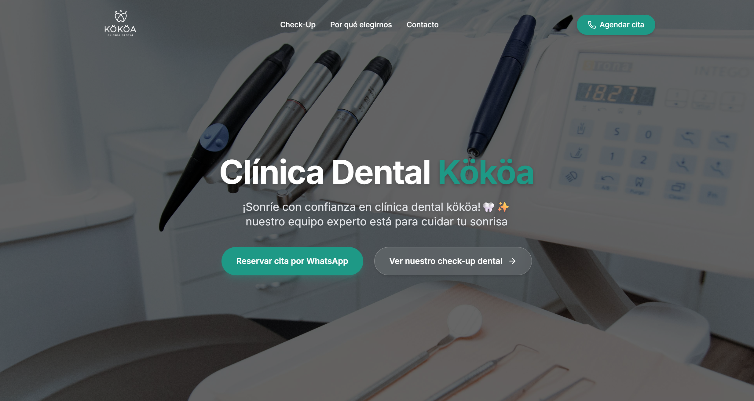 Landing Page para Clínica Dental