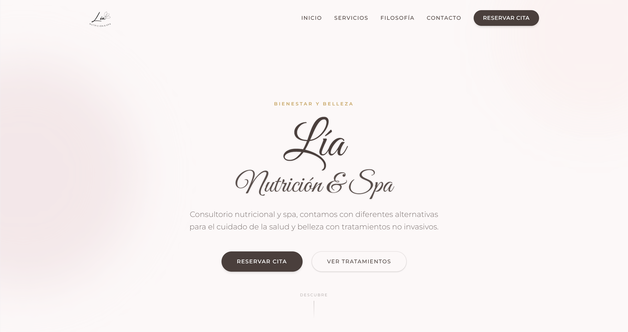 Landing Page para Spa de Belleza